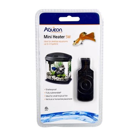 aquarium heater for 2 gallon tank|aqueon aquatic flat heater 5w.